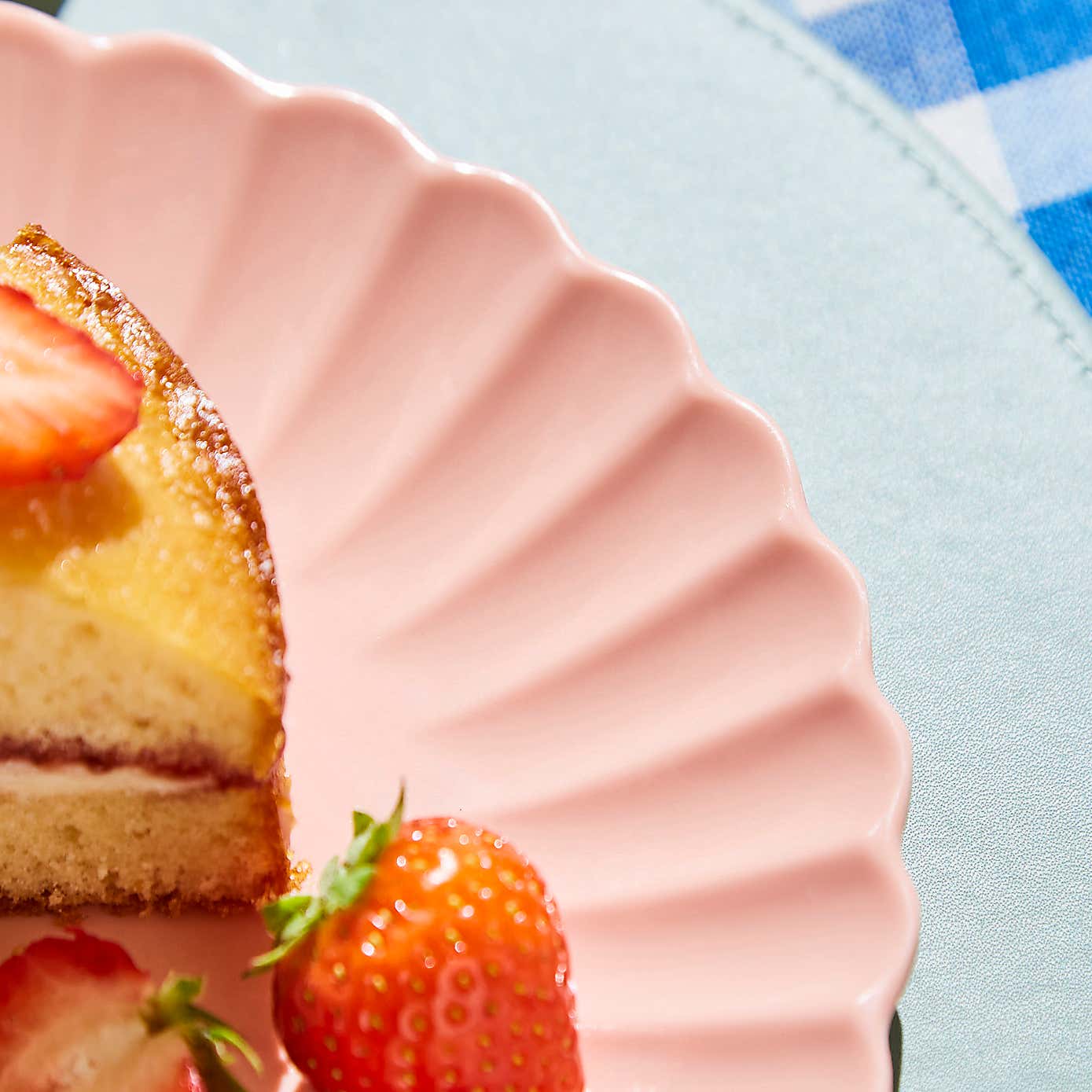 Apricot Scallop Picnic Side Plate