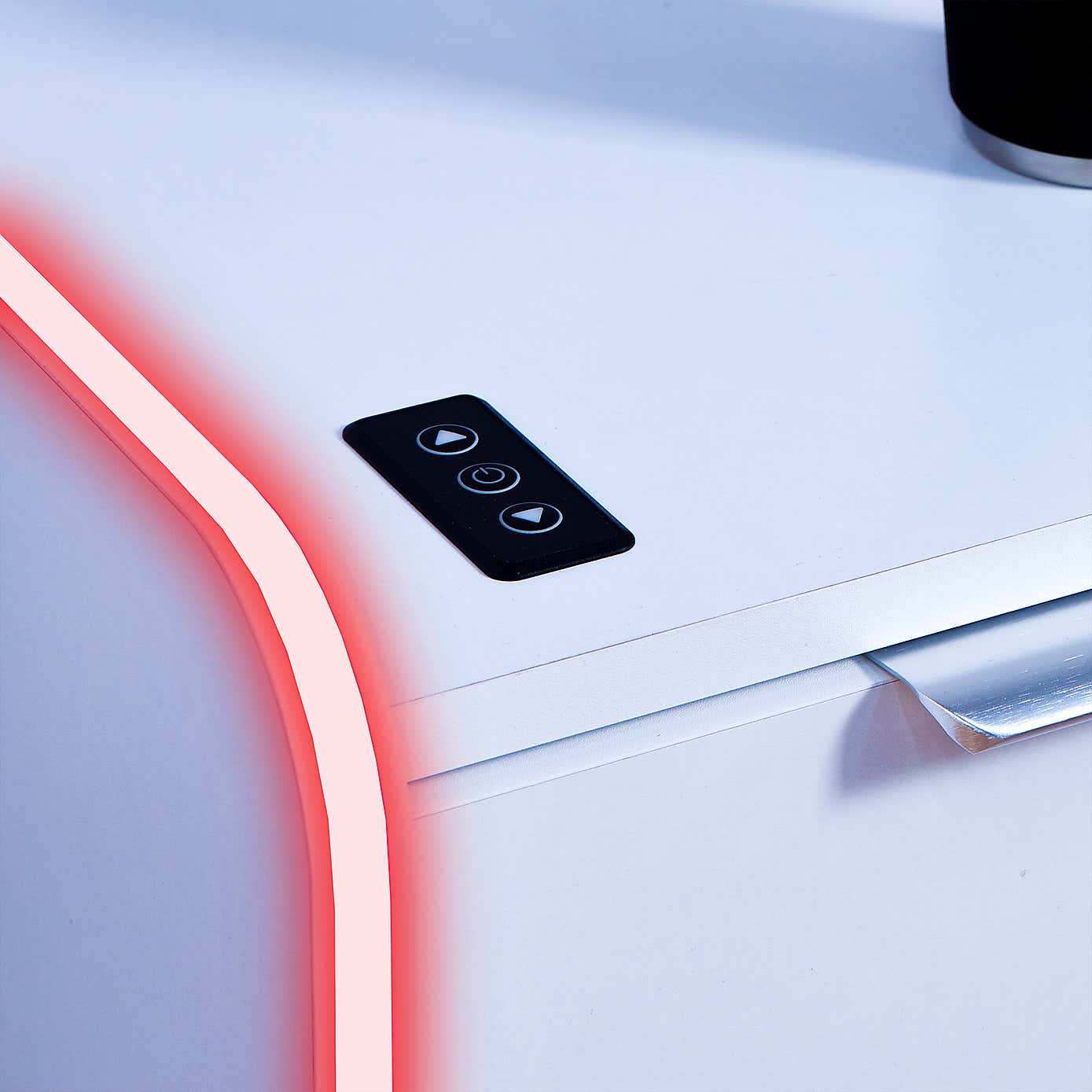 Electra Bedside Table with Wireless Charging and LED Lights