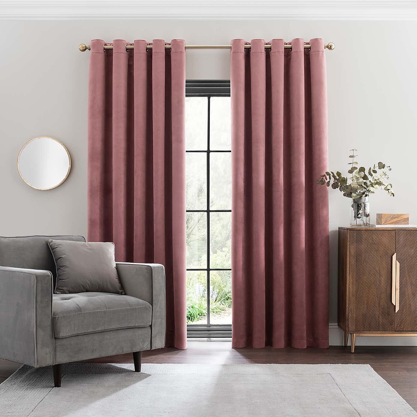 Isla Ultra Blackout Eyelet Curtains