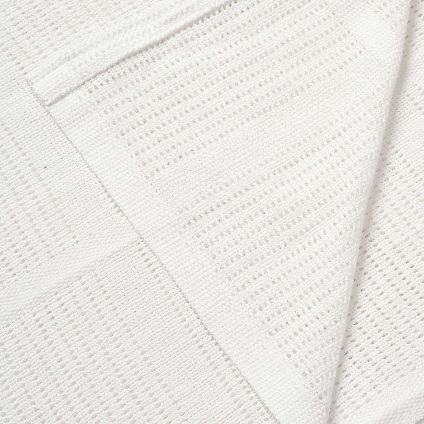 Clair de Lune Pram Size Cellular Cotton Blanket