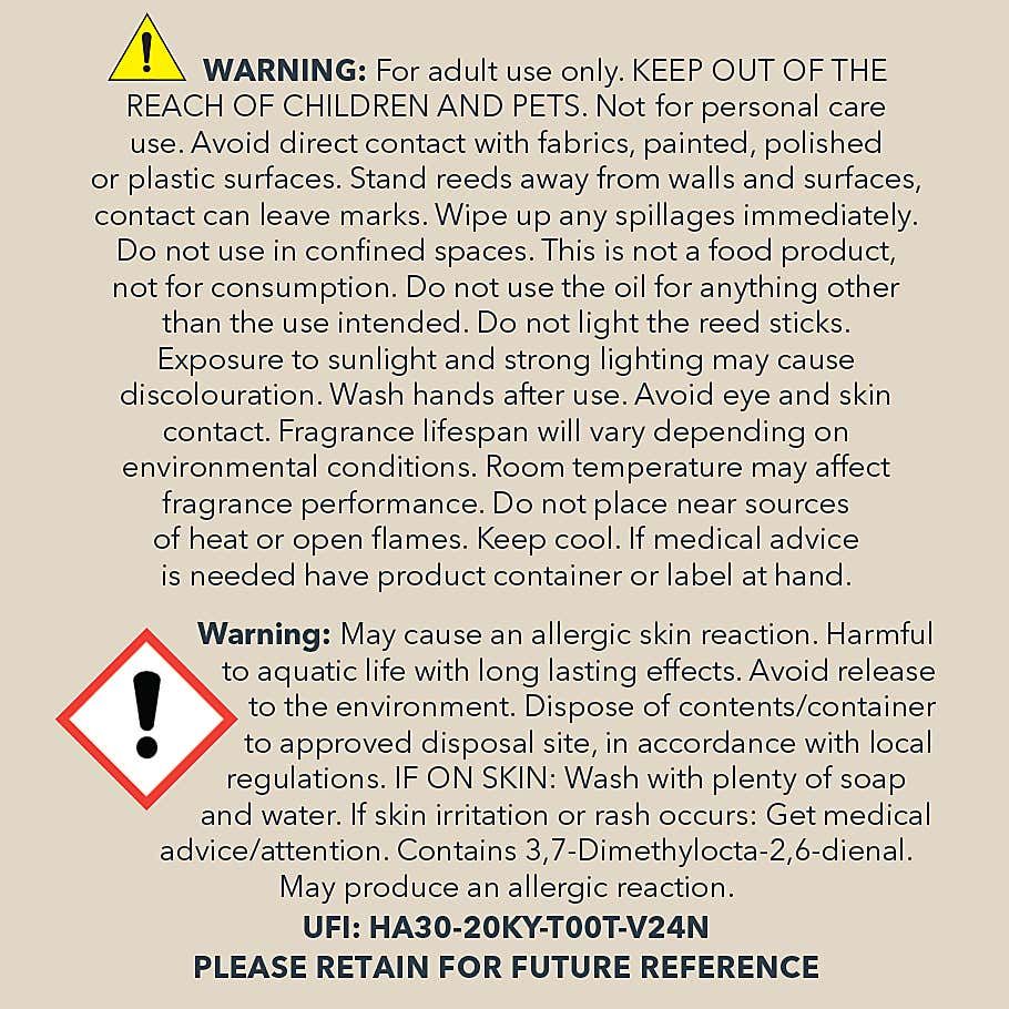 Churchgate Oud and Bergamot Diffuser