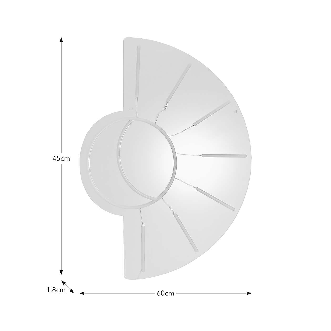 Sun and Moon Neon Wall Light