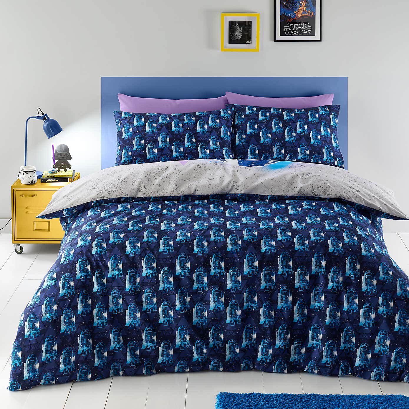 Star Wars R2D2 and C3PO Duvet Cover and Pillowcase Set