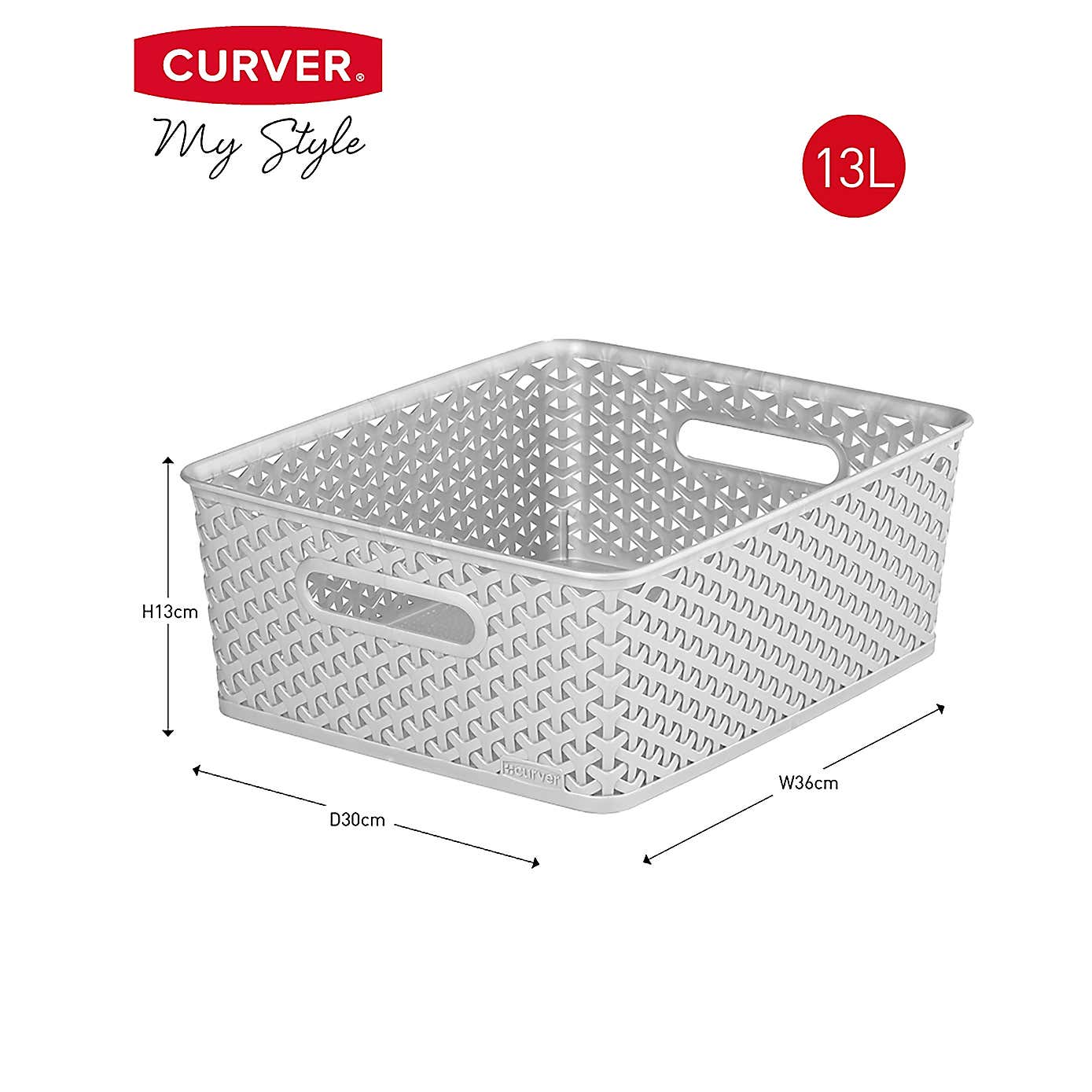 Curver Plastic Storage Basket