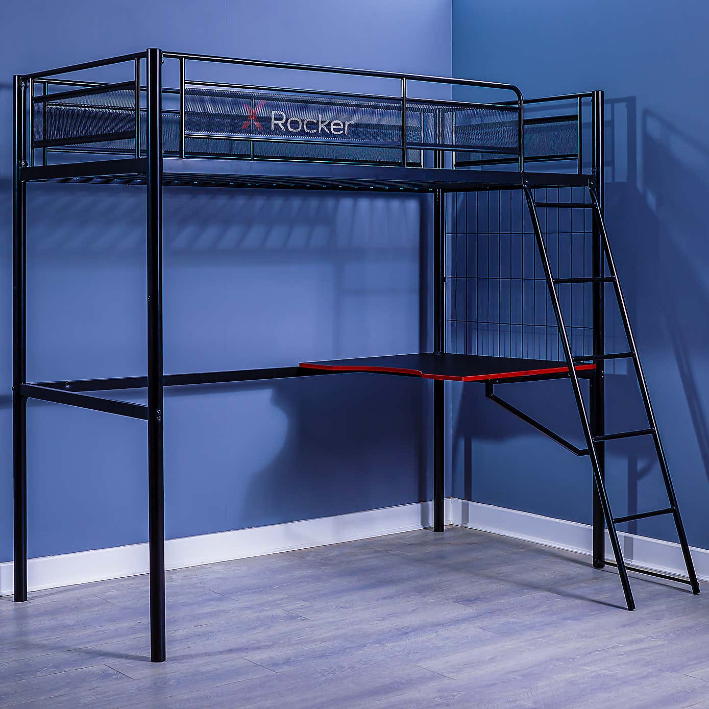 X Rocker Icarus XL Gaming High Sleeper Bunk Bed