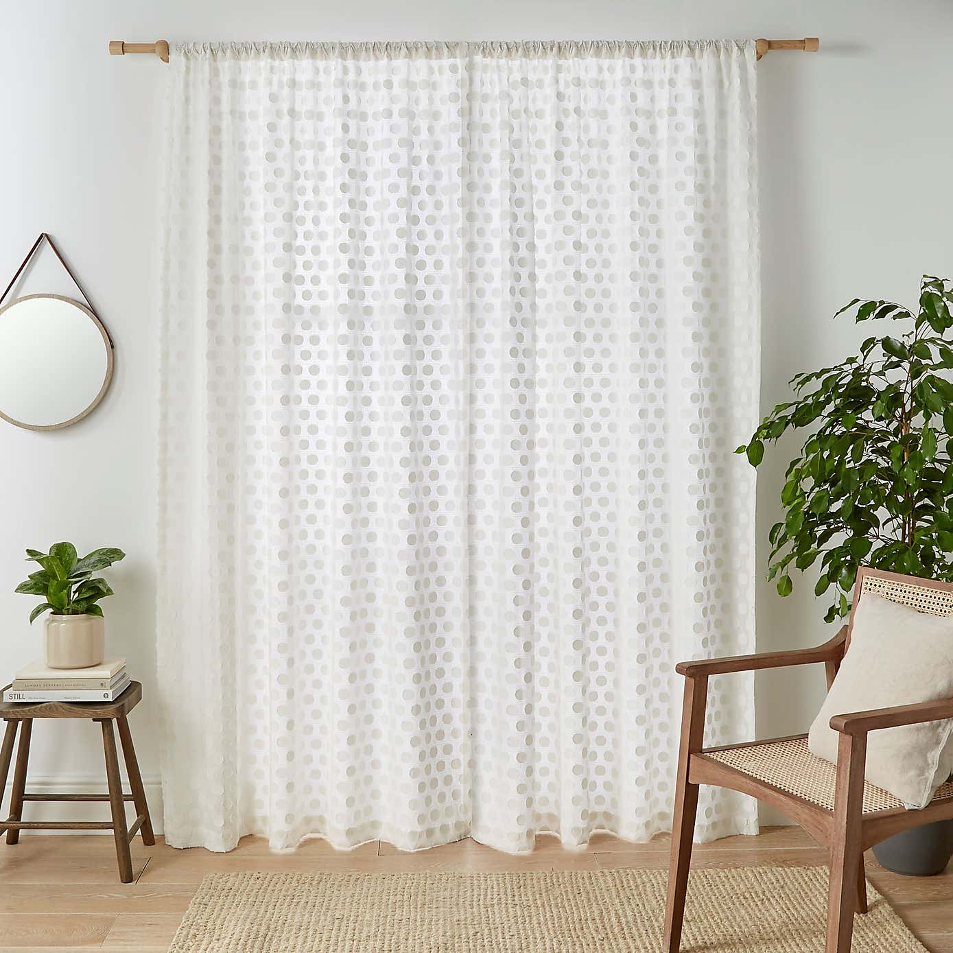 Casimir Chenille Slot Top Voile Panel