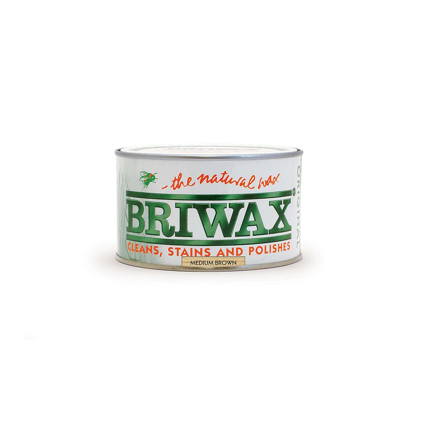 Briwax 400g Original Medium Brown