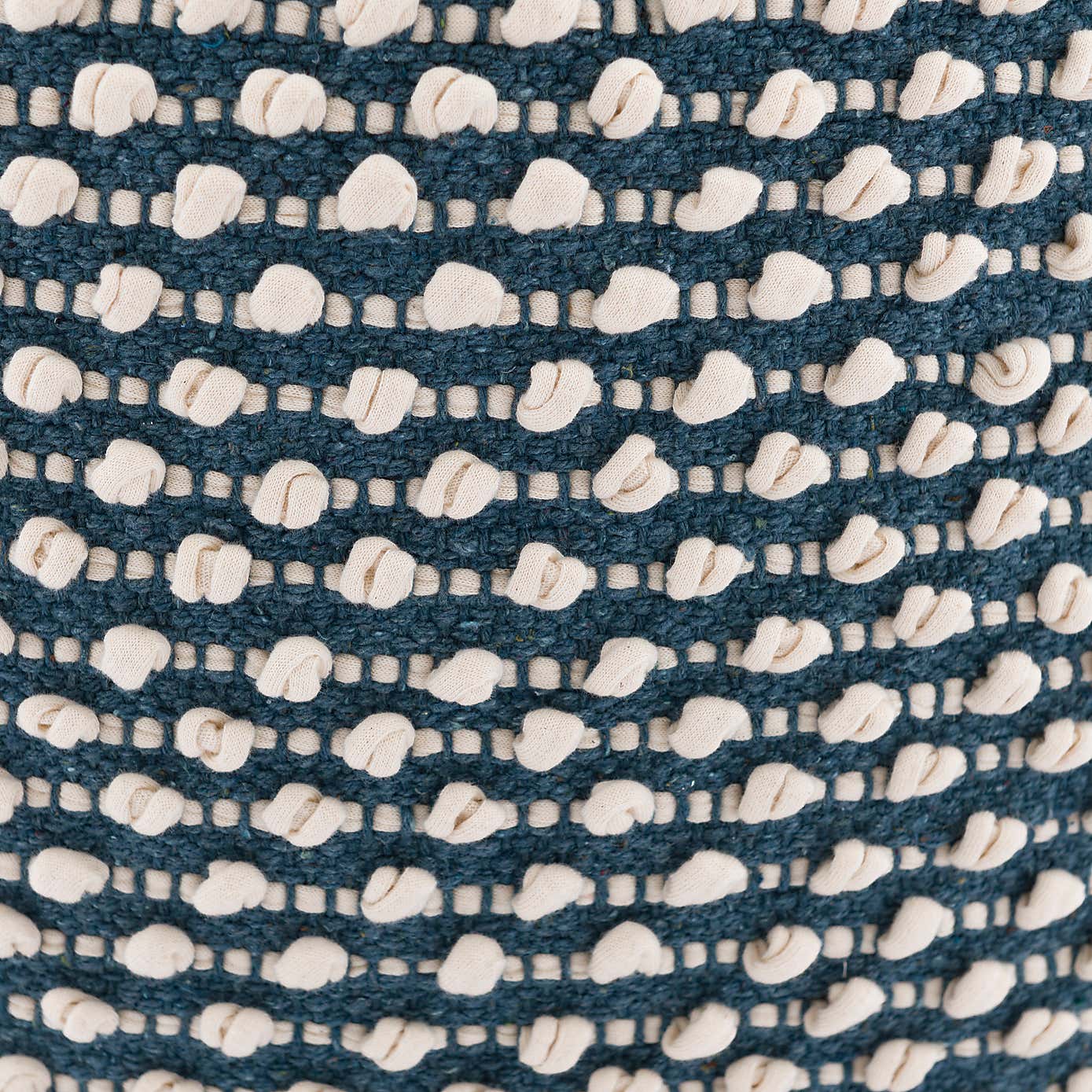 Jersey Bobble Round Pouffe