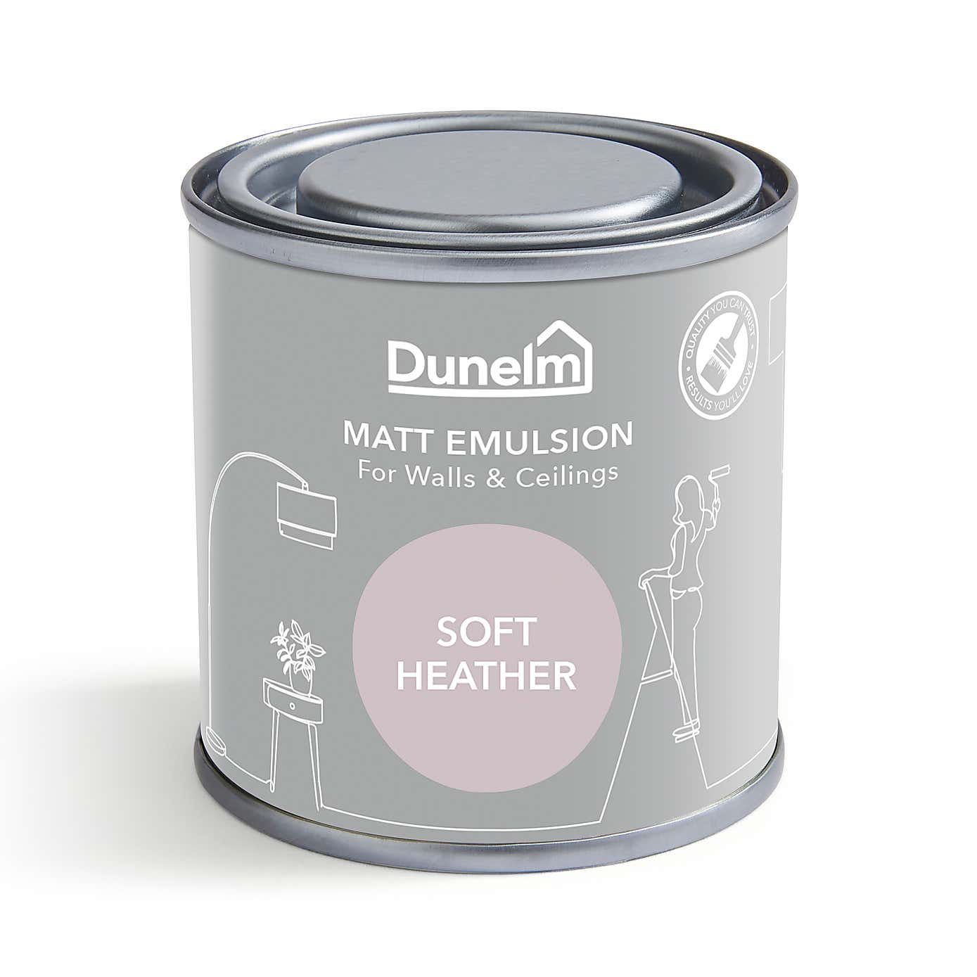 Dunelm Soft Heather Matt Emulsion Paint