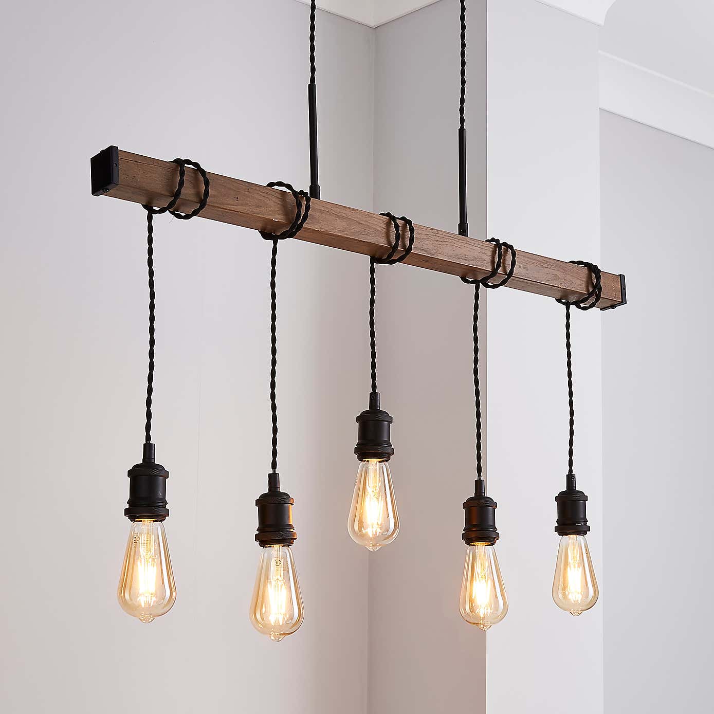 Fulton 5 Light Bar Diner Ceiling Fitting