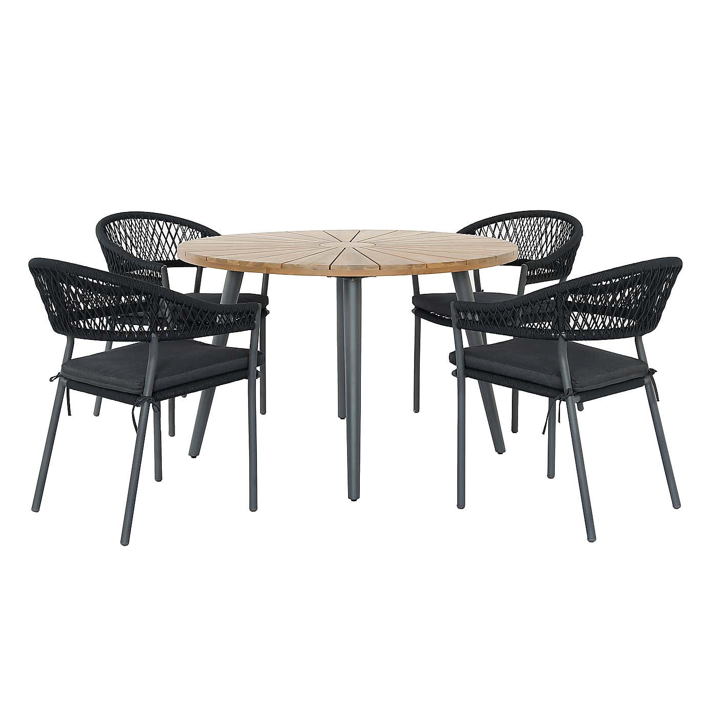 Pacific Lifestyle Bazel Outdoor 4 Seater Dining Set