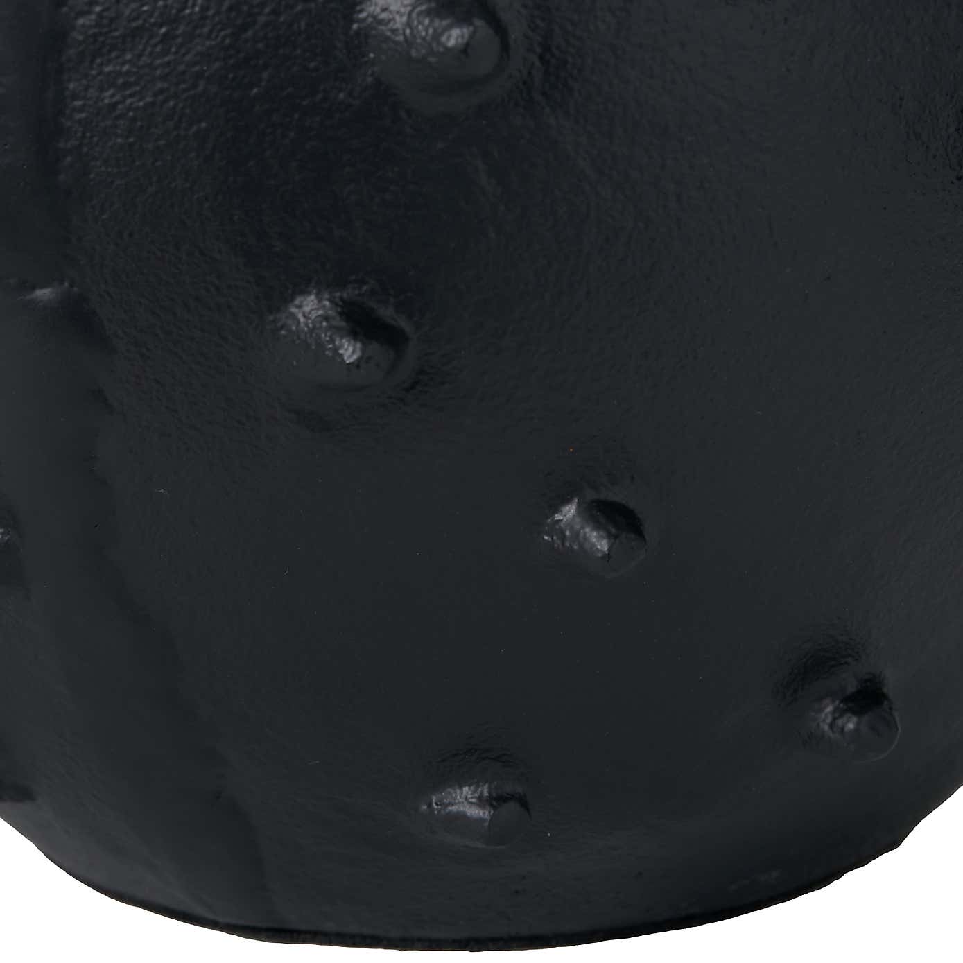 Matt Metal Bobble Vase