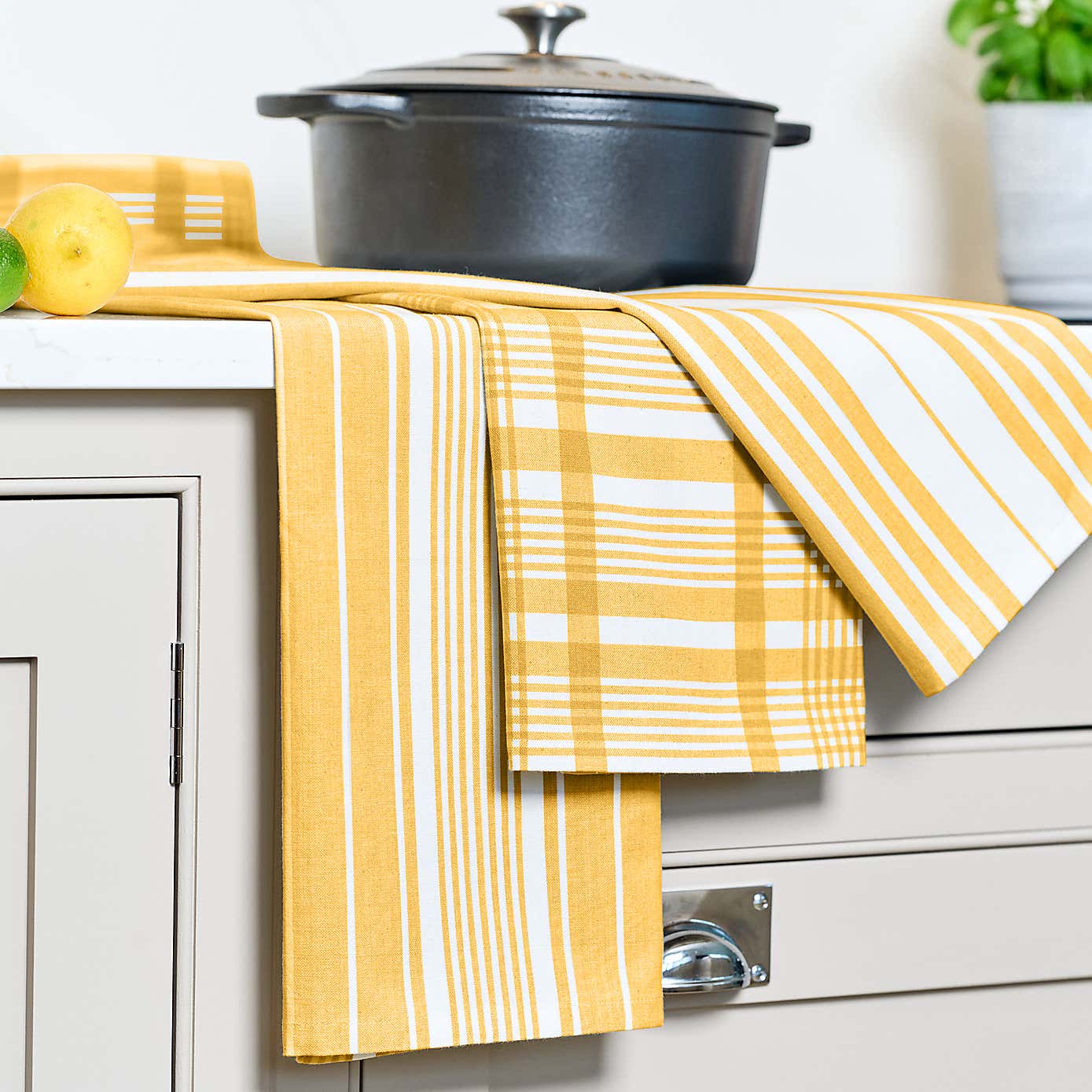 Dexam Love Colour Set of 3 Extra Large Tea Towels