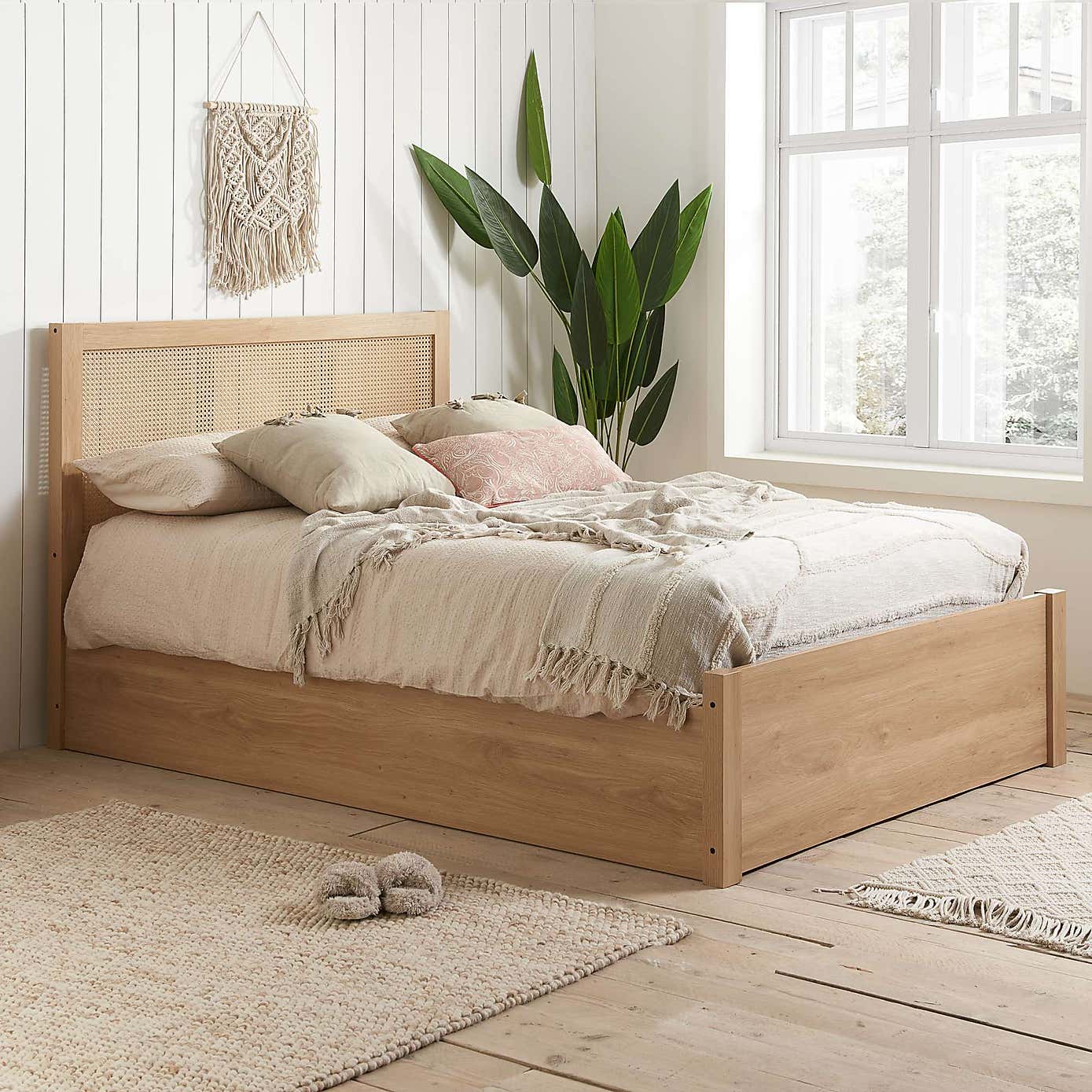 Birlea Croxley Rattan Ottoman Bed