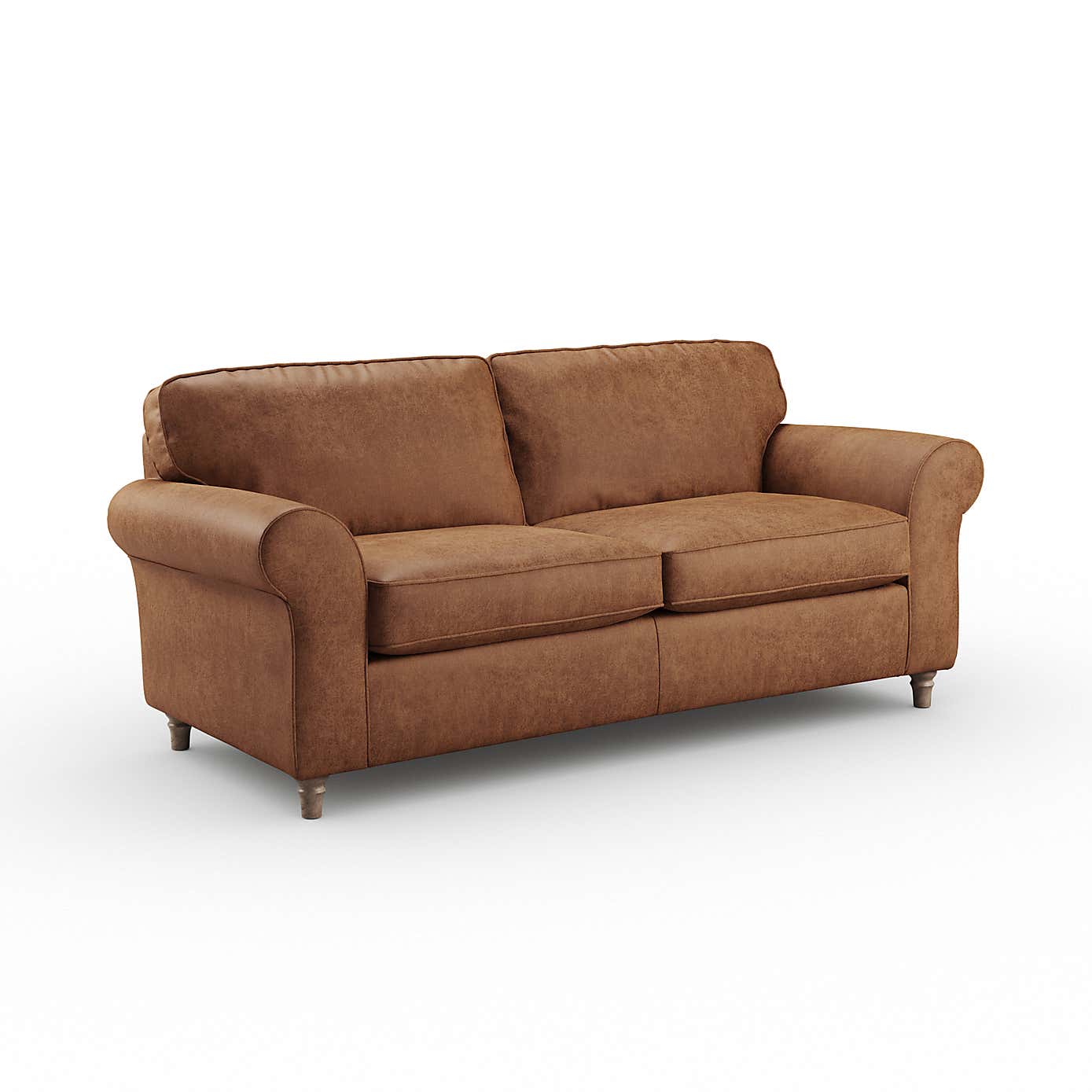 Flori Arizona 3 Seater Sofa, Faux Leather