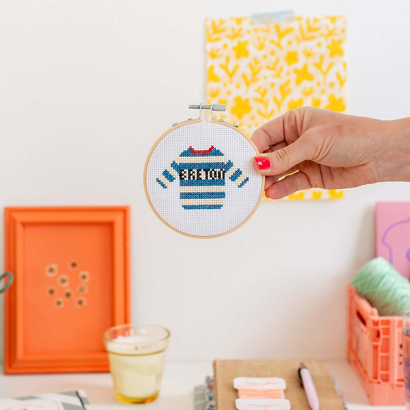 Cotton Clara Breton Cross Stitch Kit