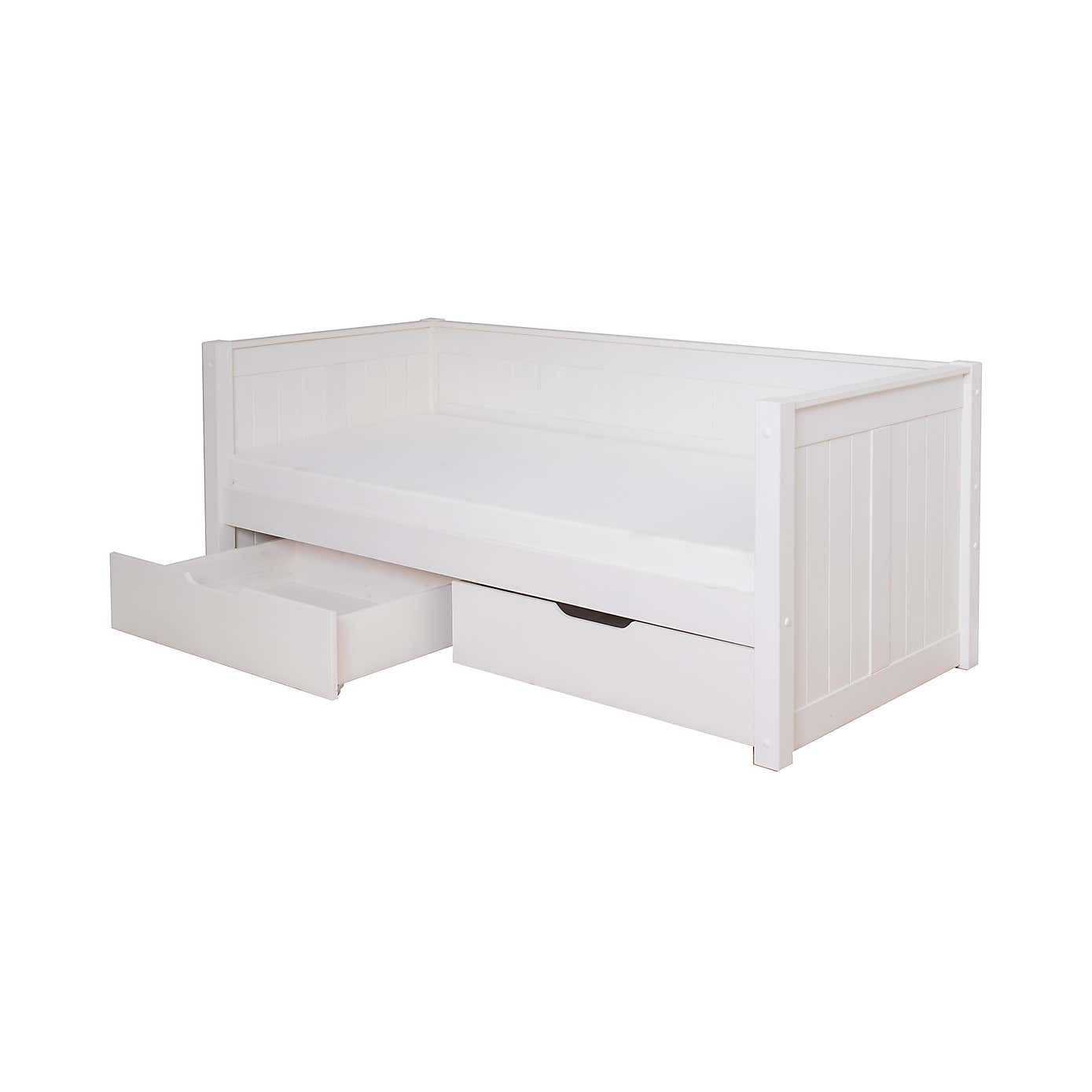 Stompa Pine Day Bed with 2 Underbed Drawers