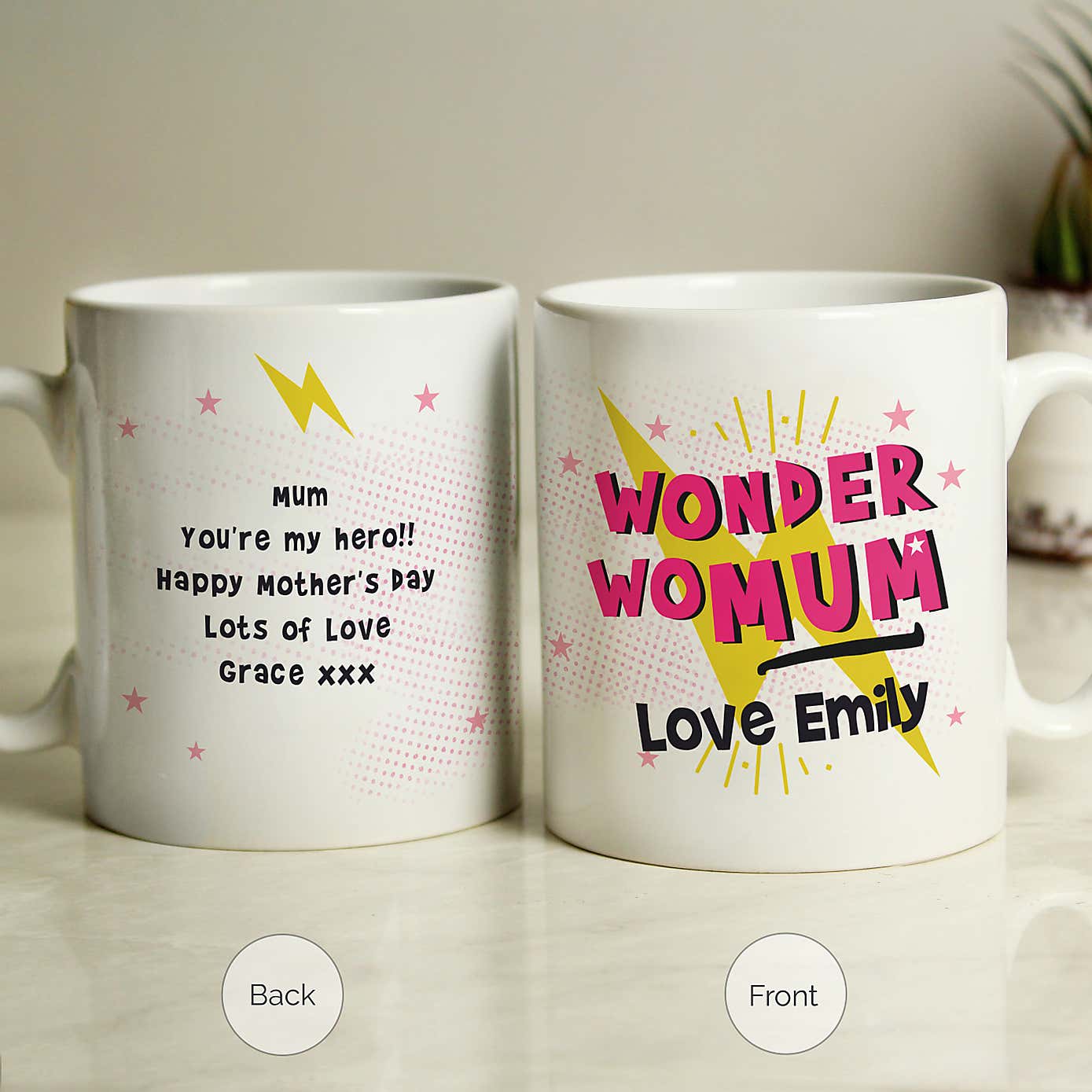 Personalised Wonder WoMum Mug