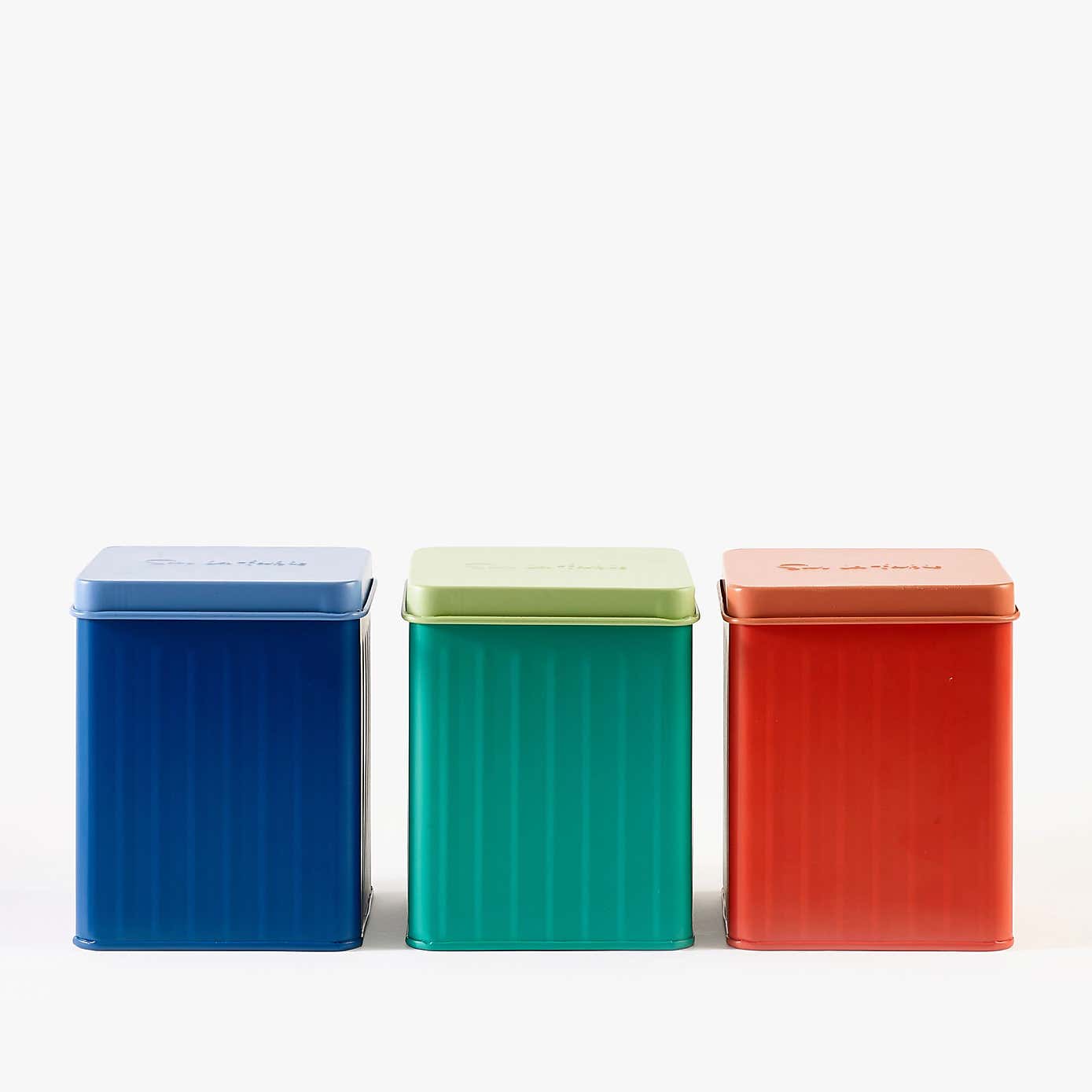 Sur La Table Set of 3 Storage Tins