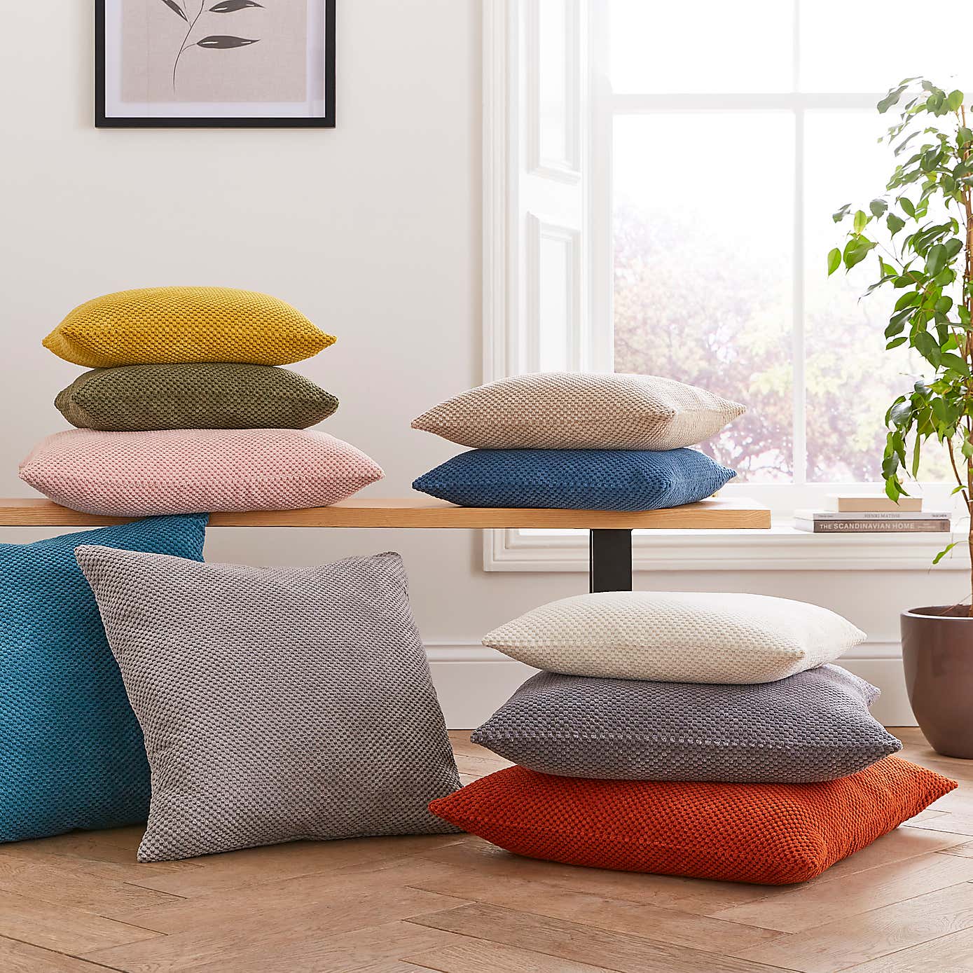 Chenille Spot Cushion