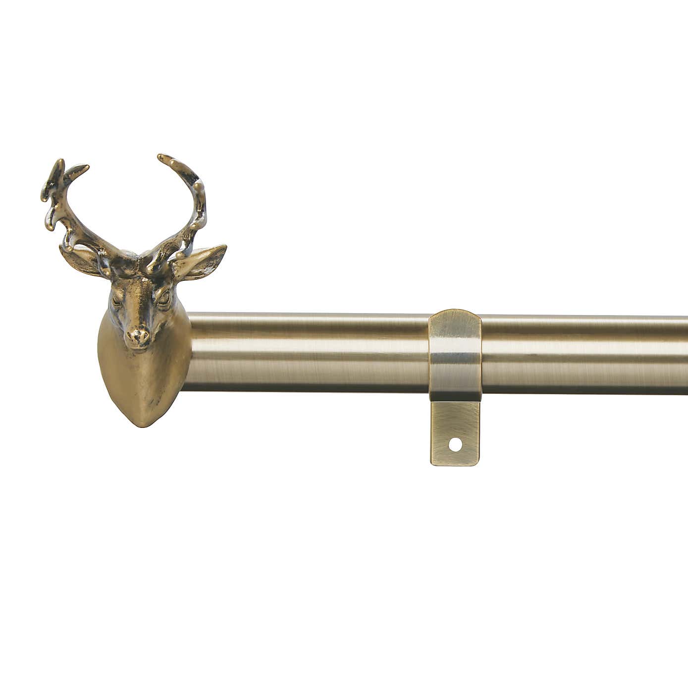 Stag Extendable Metal Eyelet Curtain Pole​