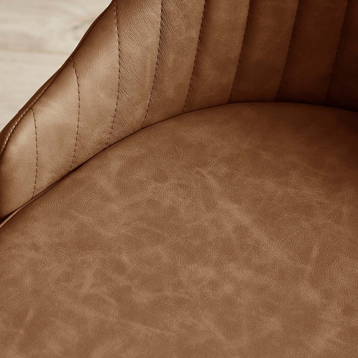 Shea Set of 2 Dining Chairs, Faux Leather