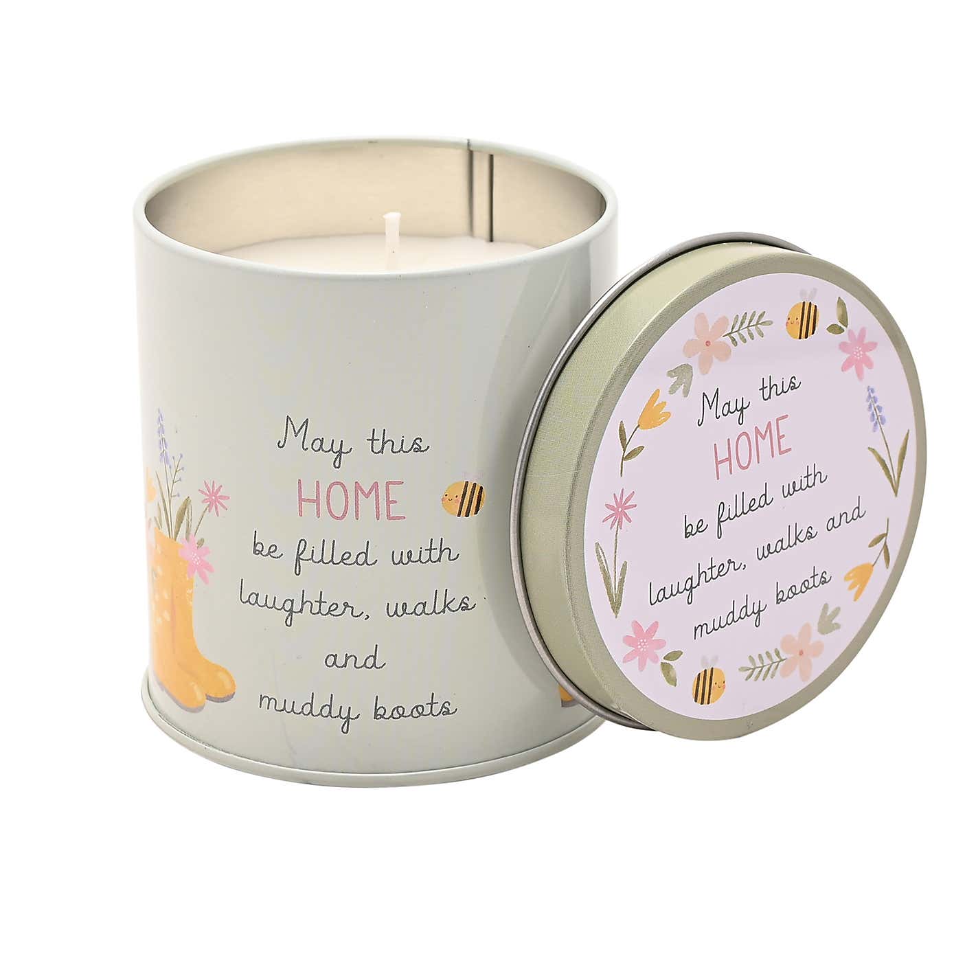 Lemon Home Tin Candle