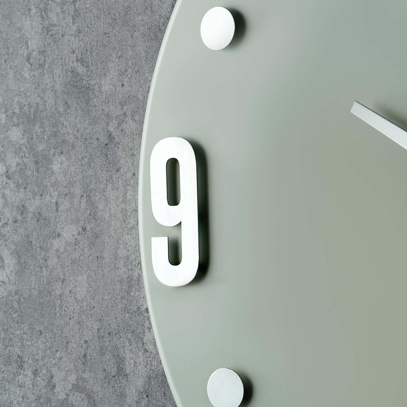 Retro Numbers Wall Clock