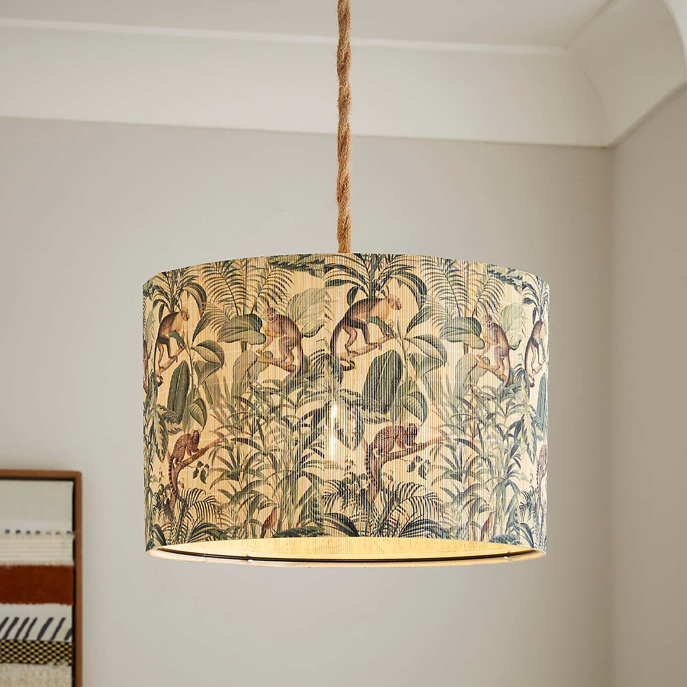 Jungle Luxe Easy Fit Drum Lamp Shade