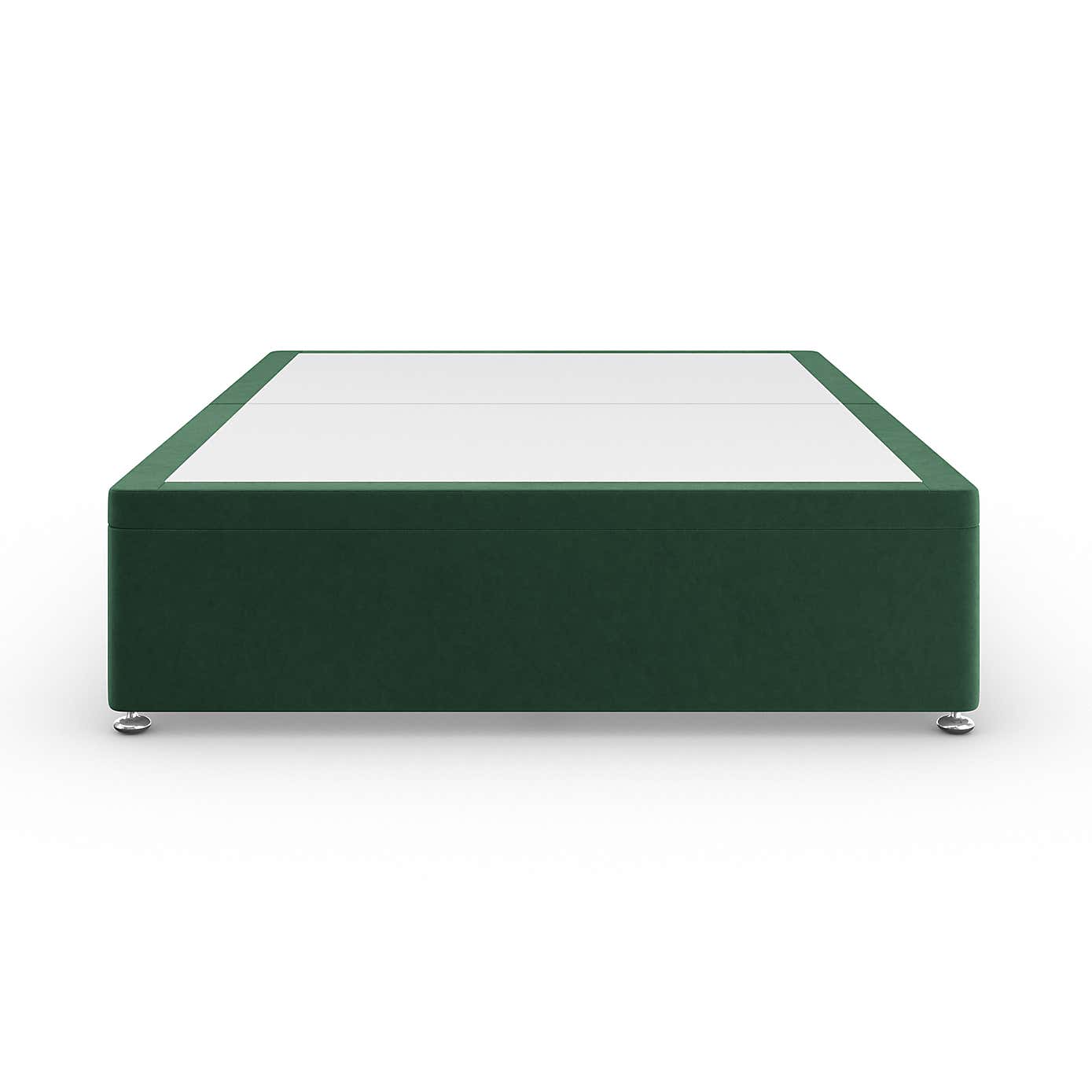 Side Velvet Ottoman Base