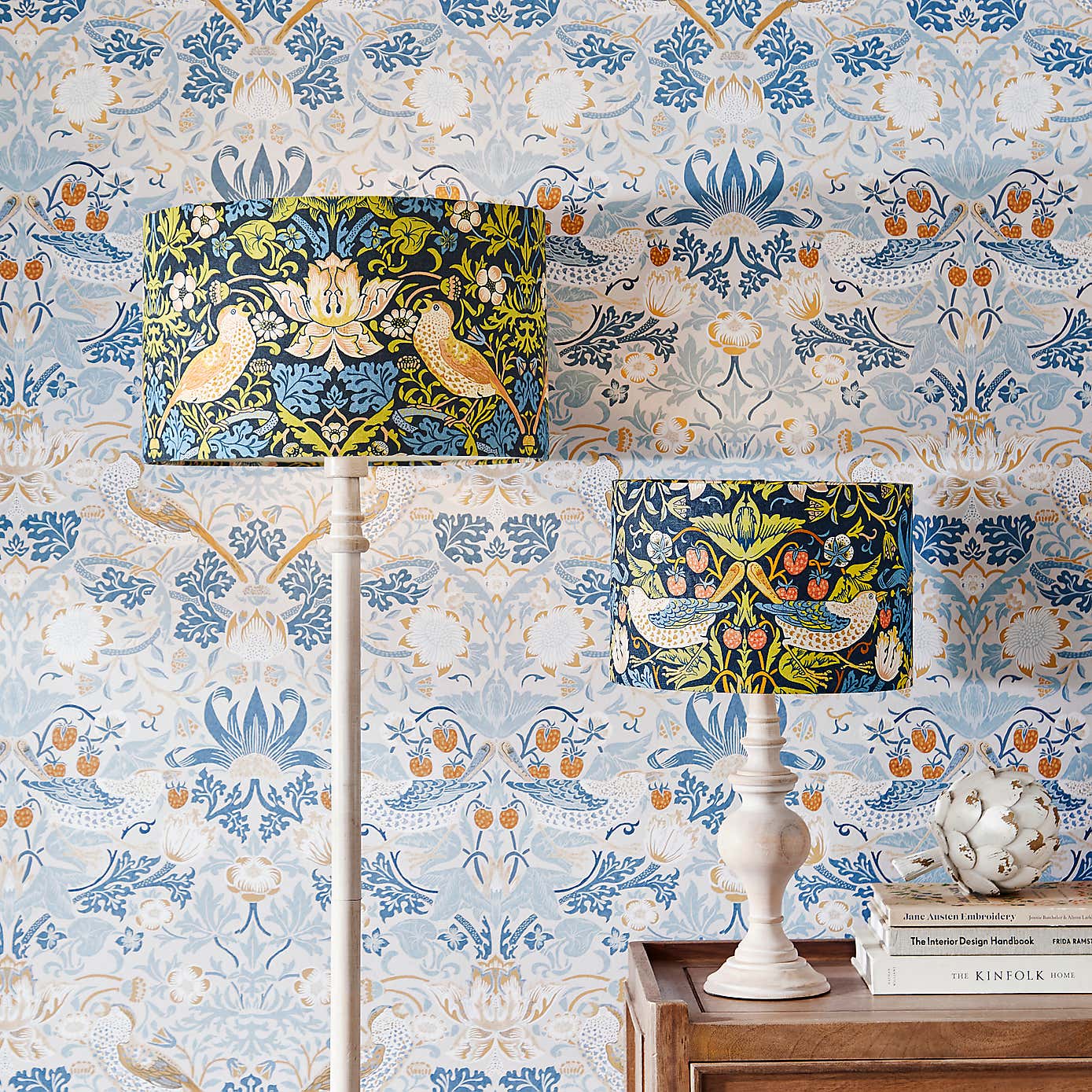 William Morris Strawberry Thief Lamp Shade