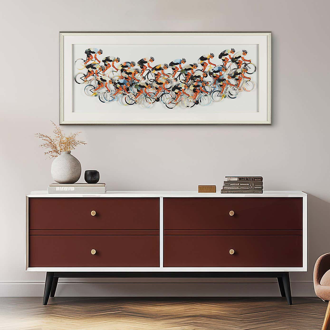 Cedar & Sage Peloton Framed Print