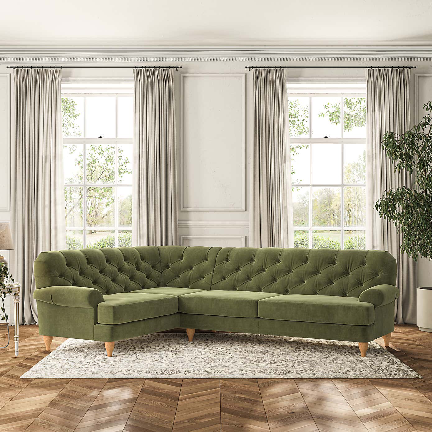 Canterbury 4 Seater Corner Sofa