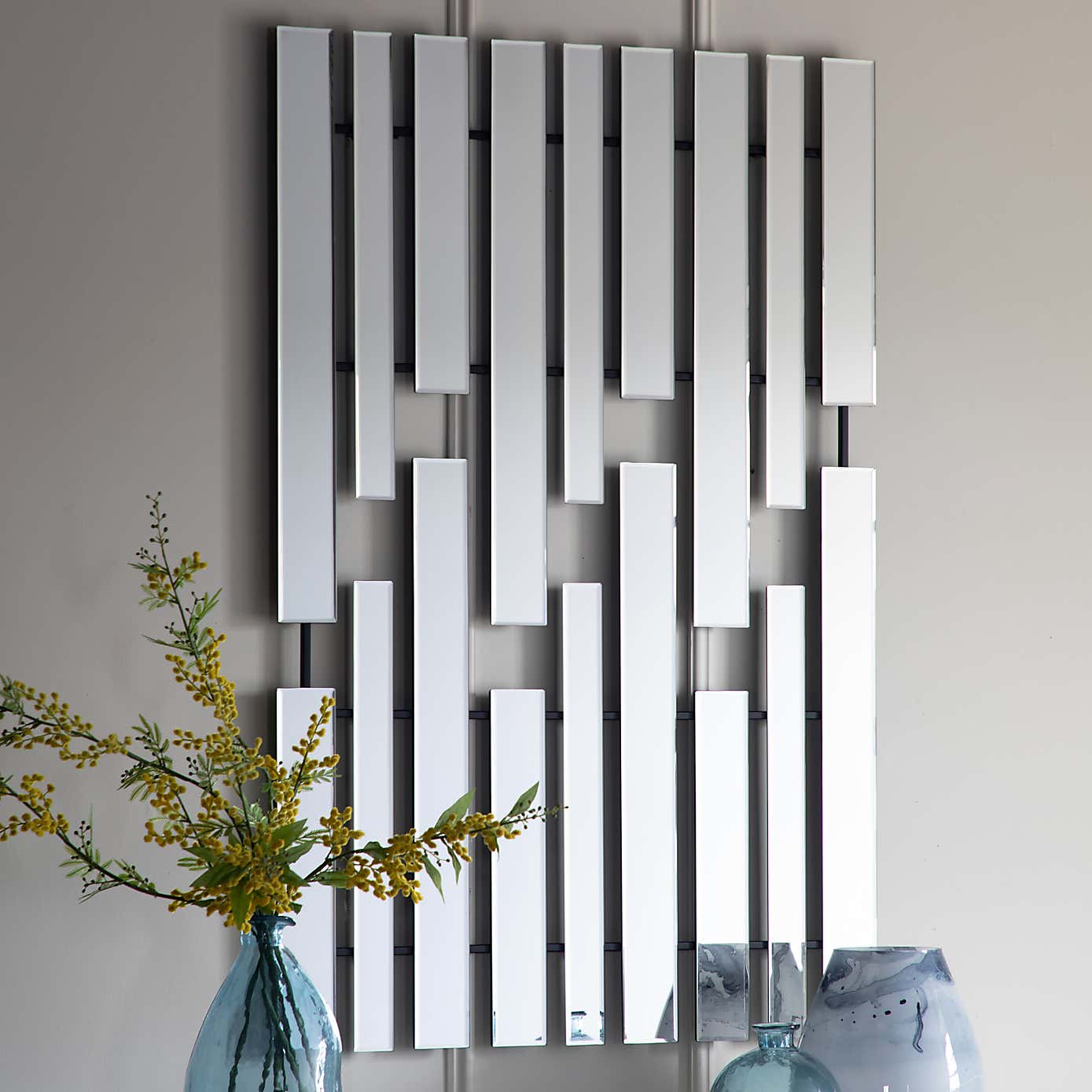 Ossett Art Deco Rectangle Wall Mirror