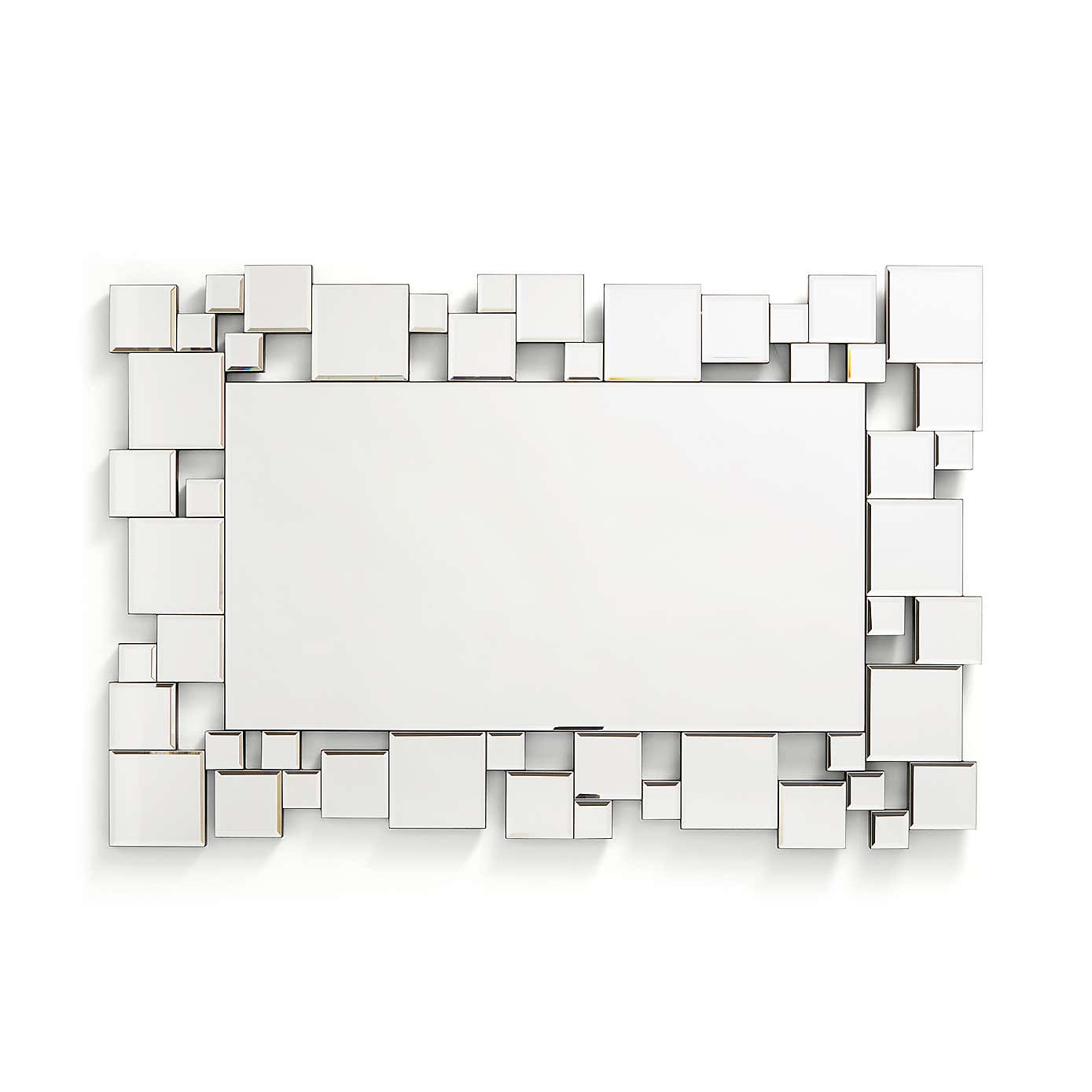 Hotel Squares Rectangle Wall Mirror