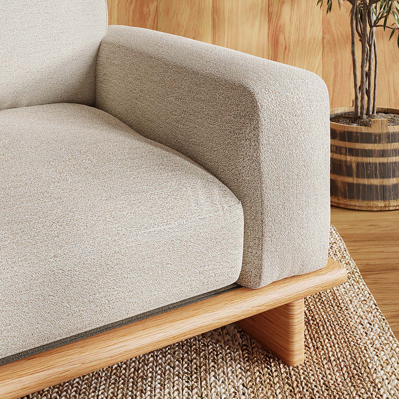 Nook Boucle Texture Snuggle Chair