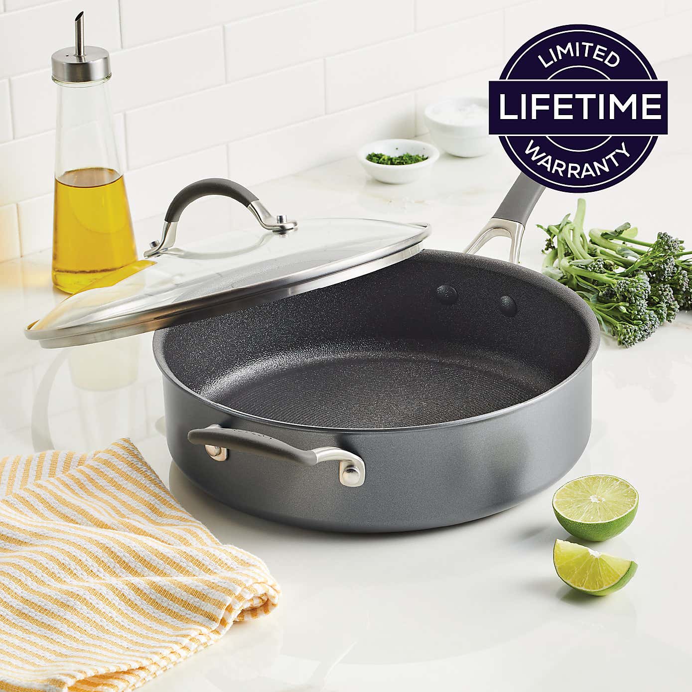 Circulon Scratch Defense Extreme Non-Stick Saute Pan, 28cm
