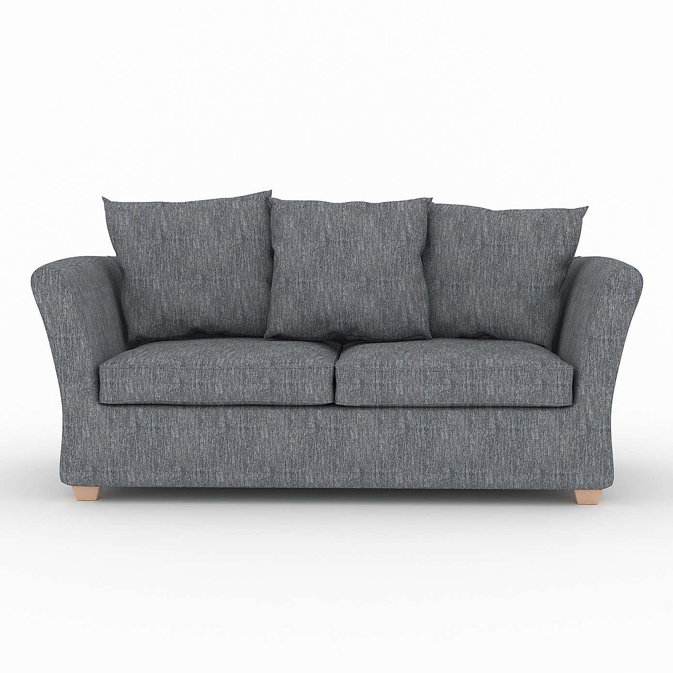 Emmett Chenille 2 Seater Double Sofa Bed