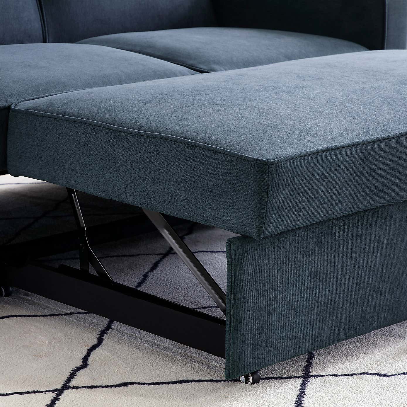 Kayden Fabric Pop Up 2 Seater Double Sofa Bed