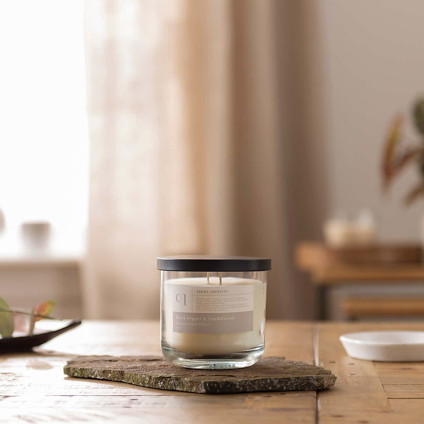 Black Pepper and Sandalwood Candle