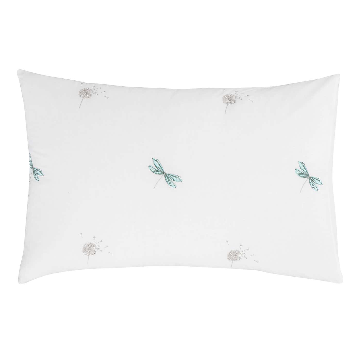 Dragonflies Blue Standard Pillowcase Pair