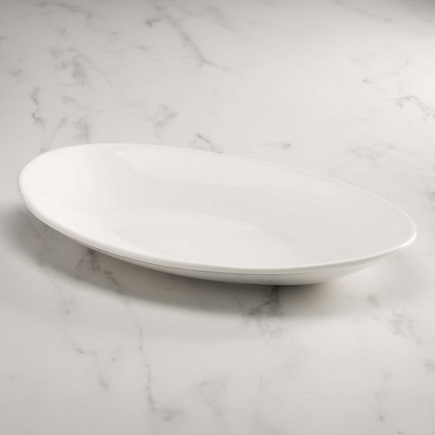 Dover White Serving Platter