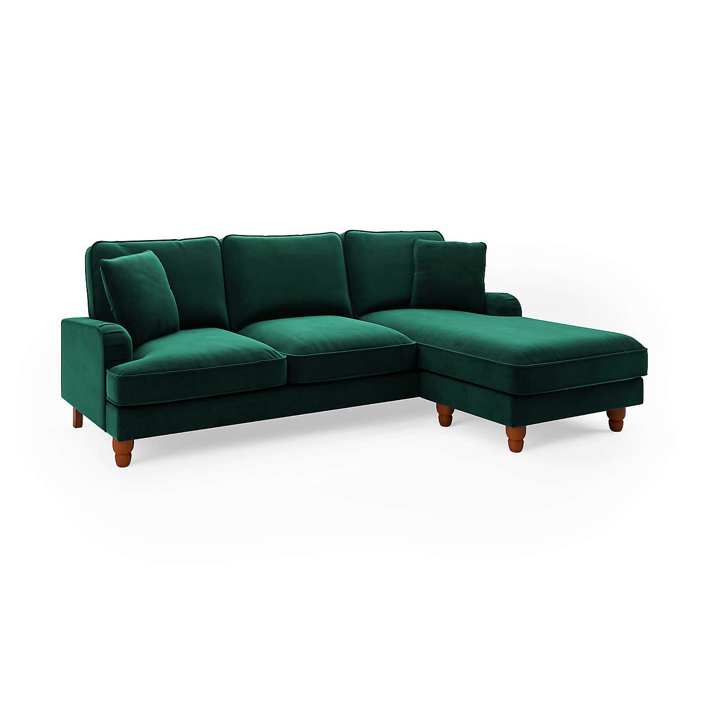 Beatrice Velvet Right Hand Corner Sofa
