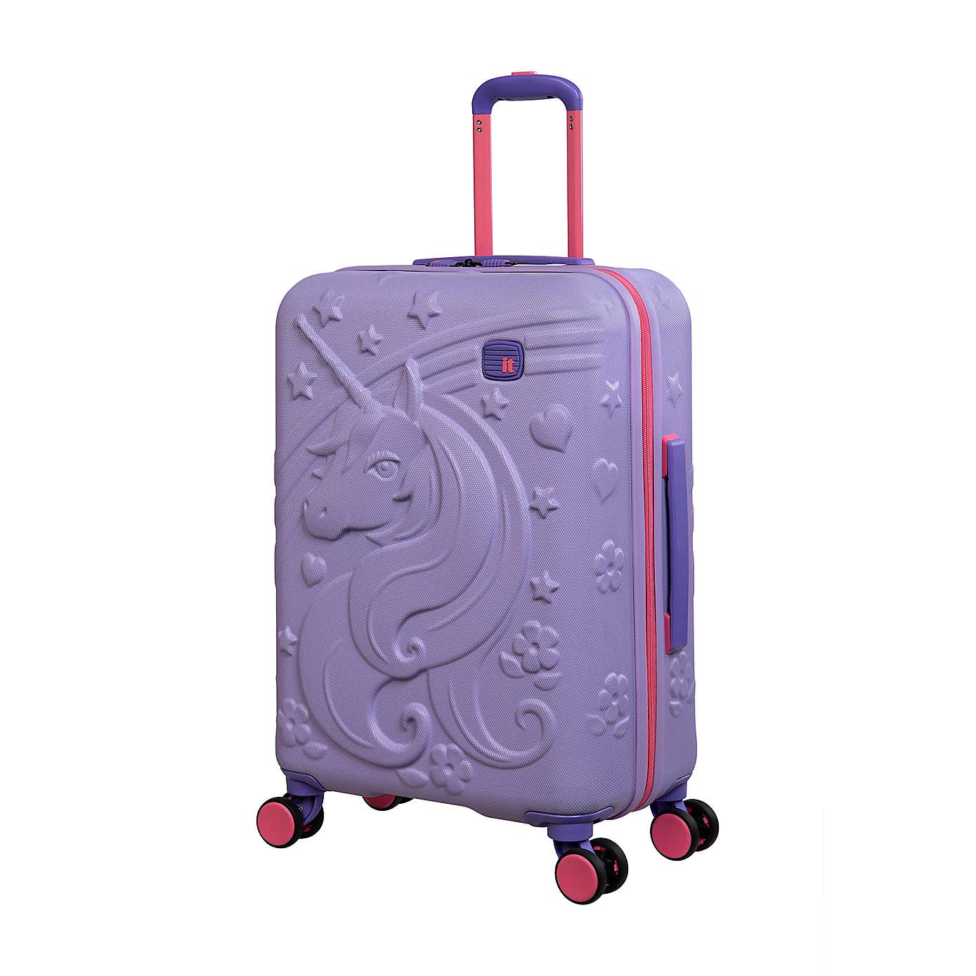 IT Luggage Mystical Hard Shell Kiddies Lavender Cabin Suitcase