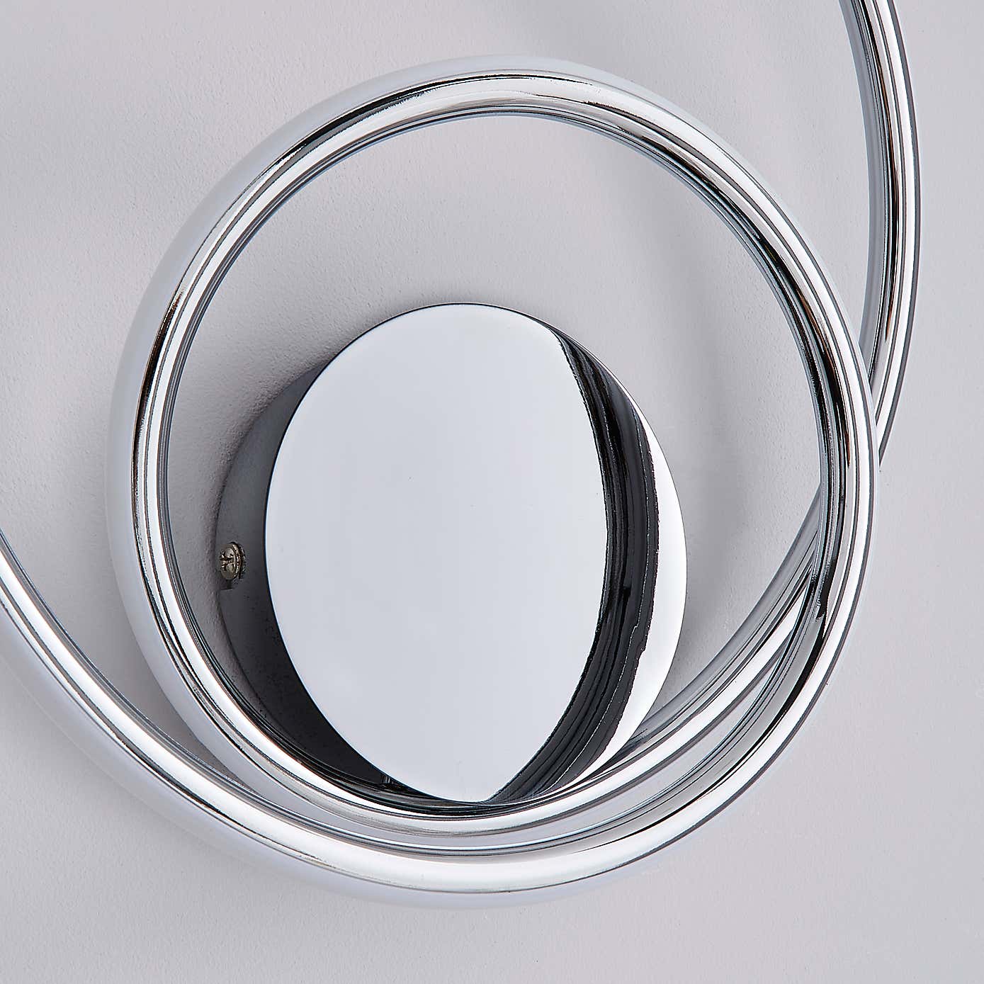 Langdon Chrome Integrated LED Bathroom Wall Light