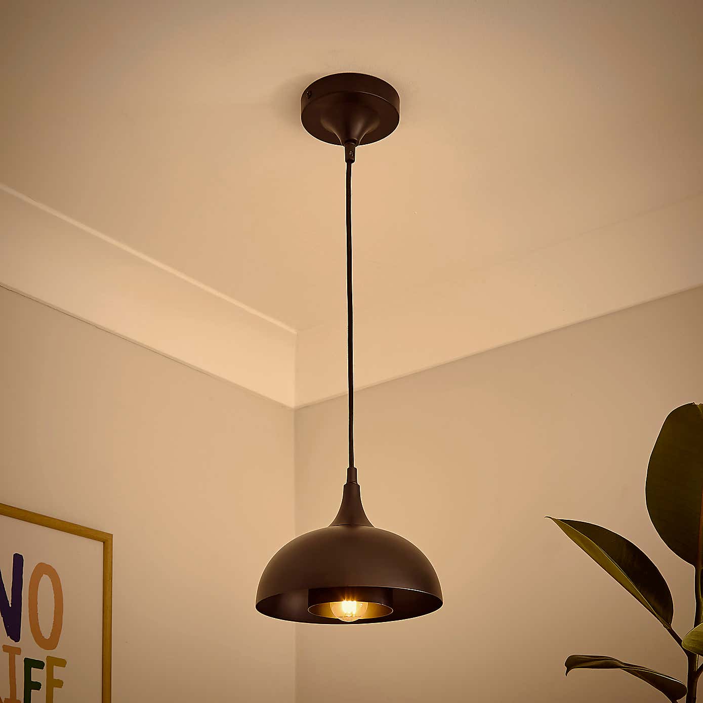 Elements Lennon Industrial 2 Tier Dome Mini Pendant Light