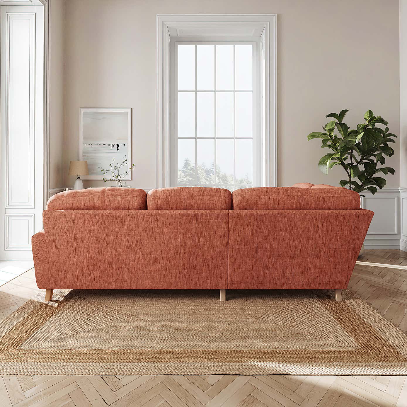 Slub Faux Linen Fabric Sample