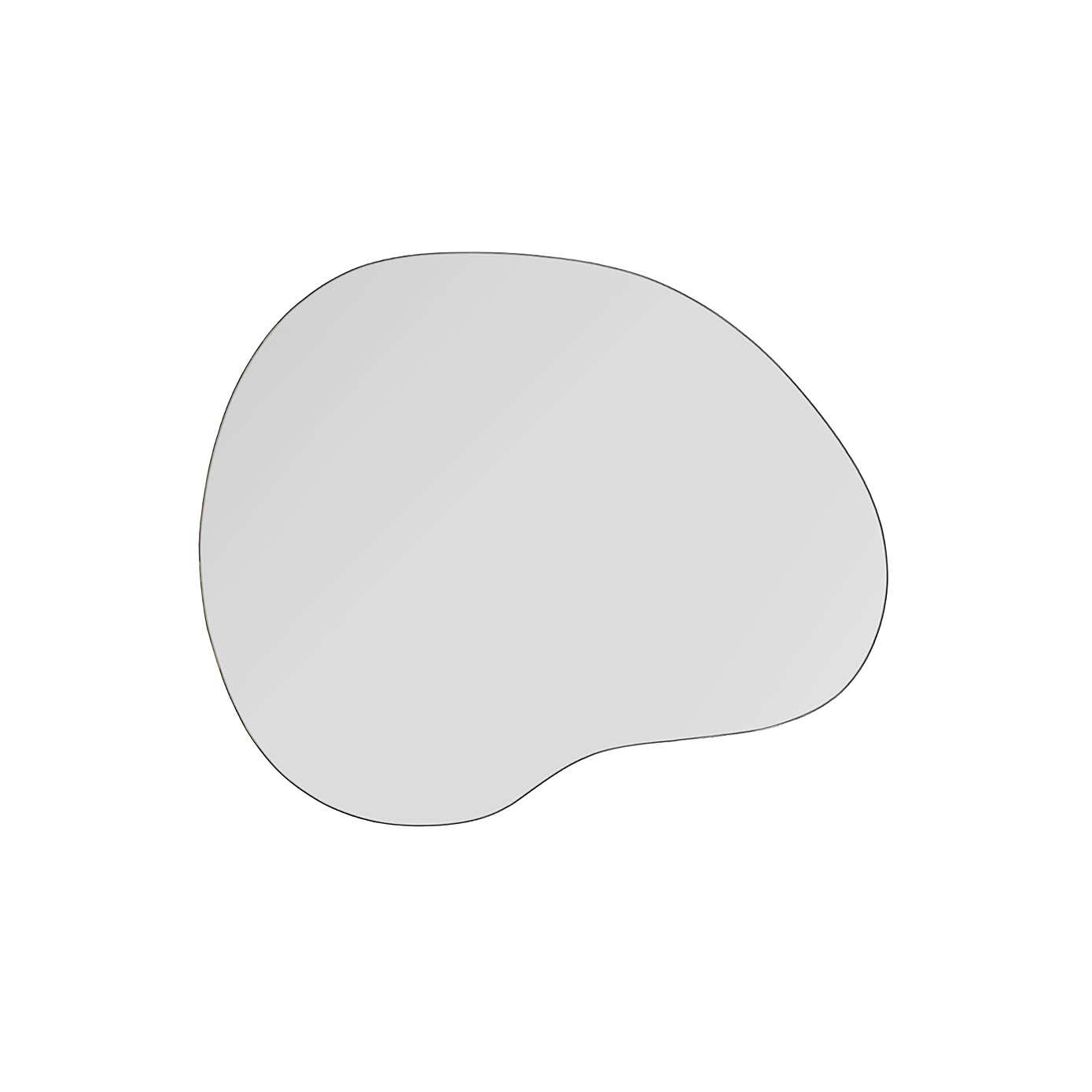 Lapillus Frameless Irregular Pebble Wall Mirror