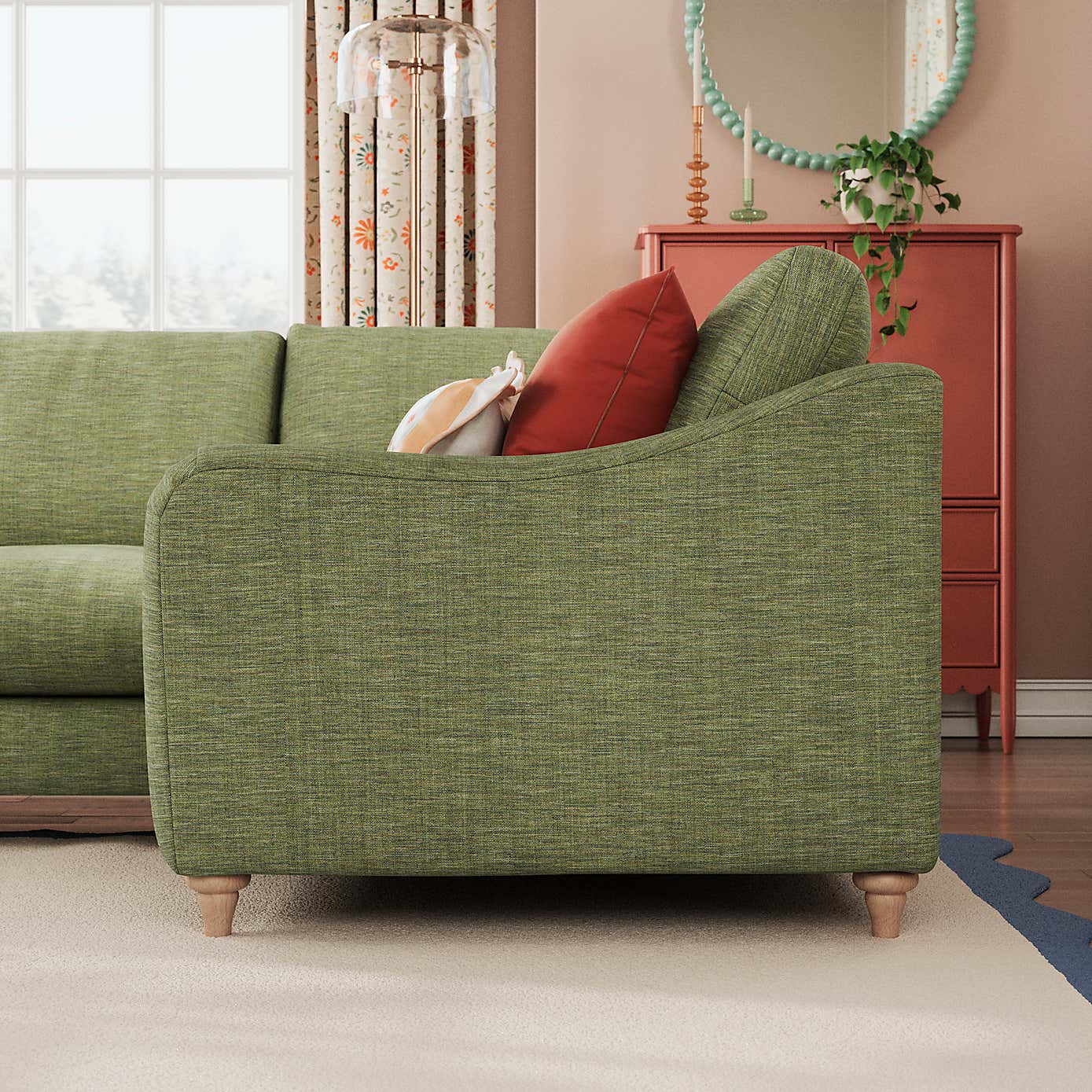 Slub Faux Linen Fabric Sample