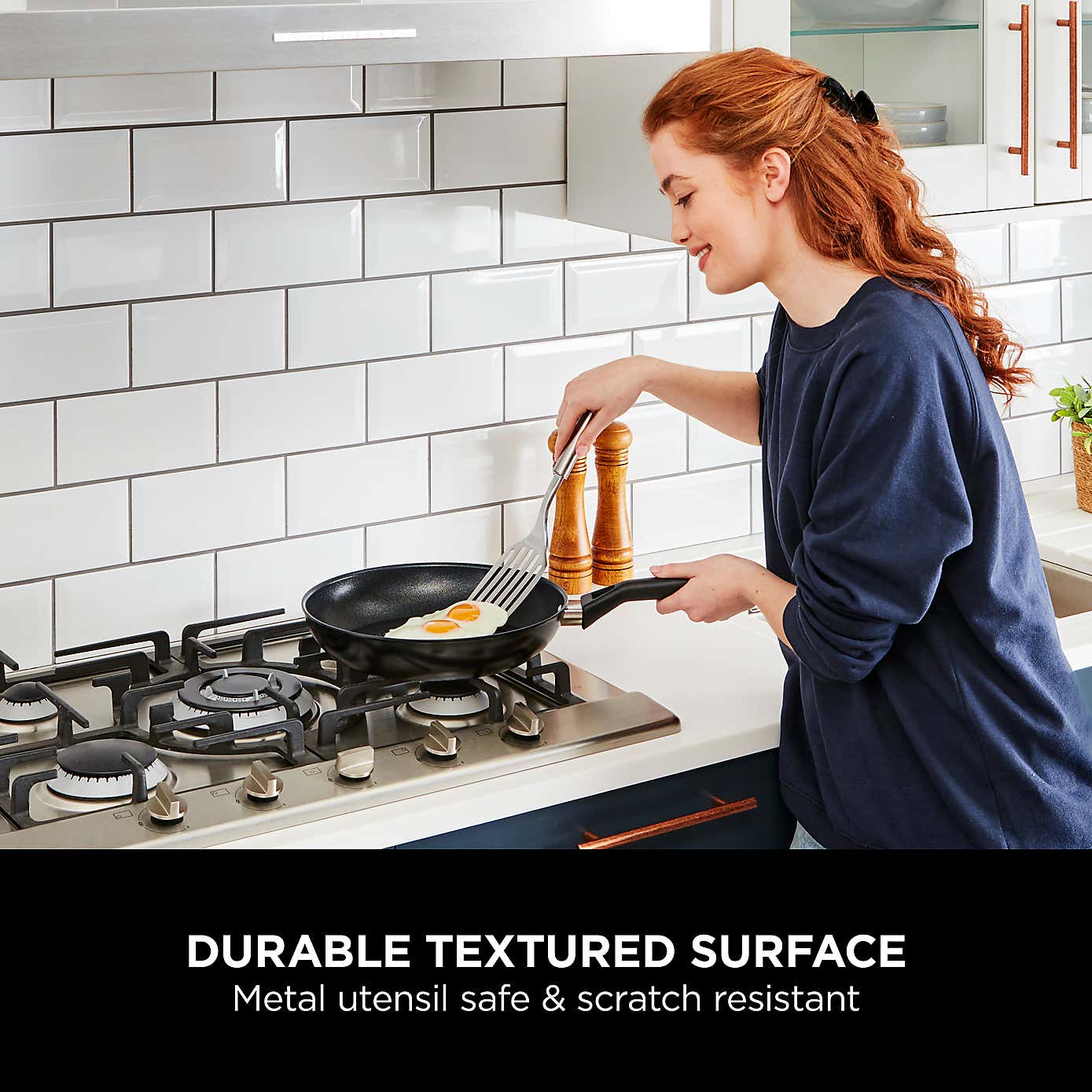 Ninja ZEROSTICK Hard Anodised Classic Frying Pan, 24cm